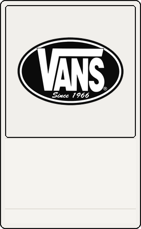 Ayakkabý kart vans card